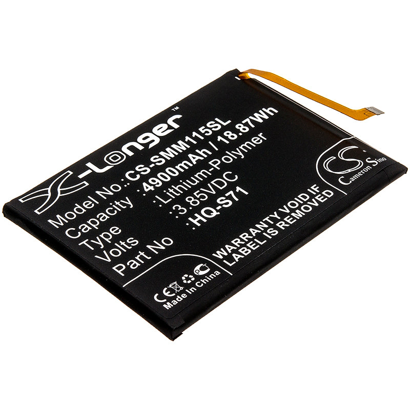 Galaxy M11 (2020) Replacement Battery - 4900mAh - SM-M115F/DS, HQ-S71, GH81-18734A - 3.85V Li-Polymer