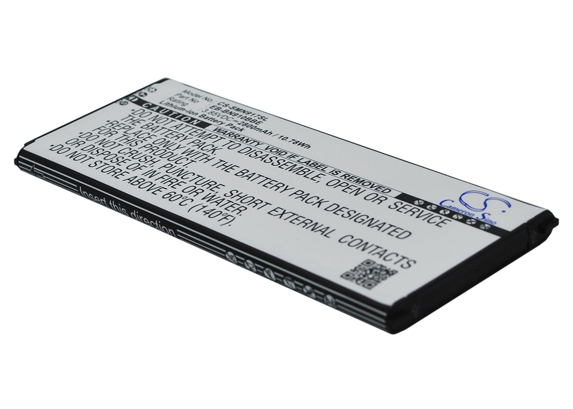 2800mAh Replacement Battery for Samsung Galaxy Note 4 (SM-N910F/H/V/T/U/W8) - 3.85V Li-ion Battery