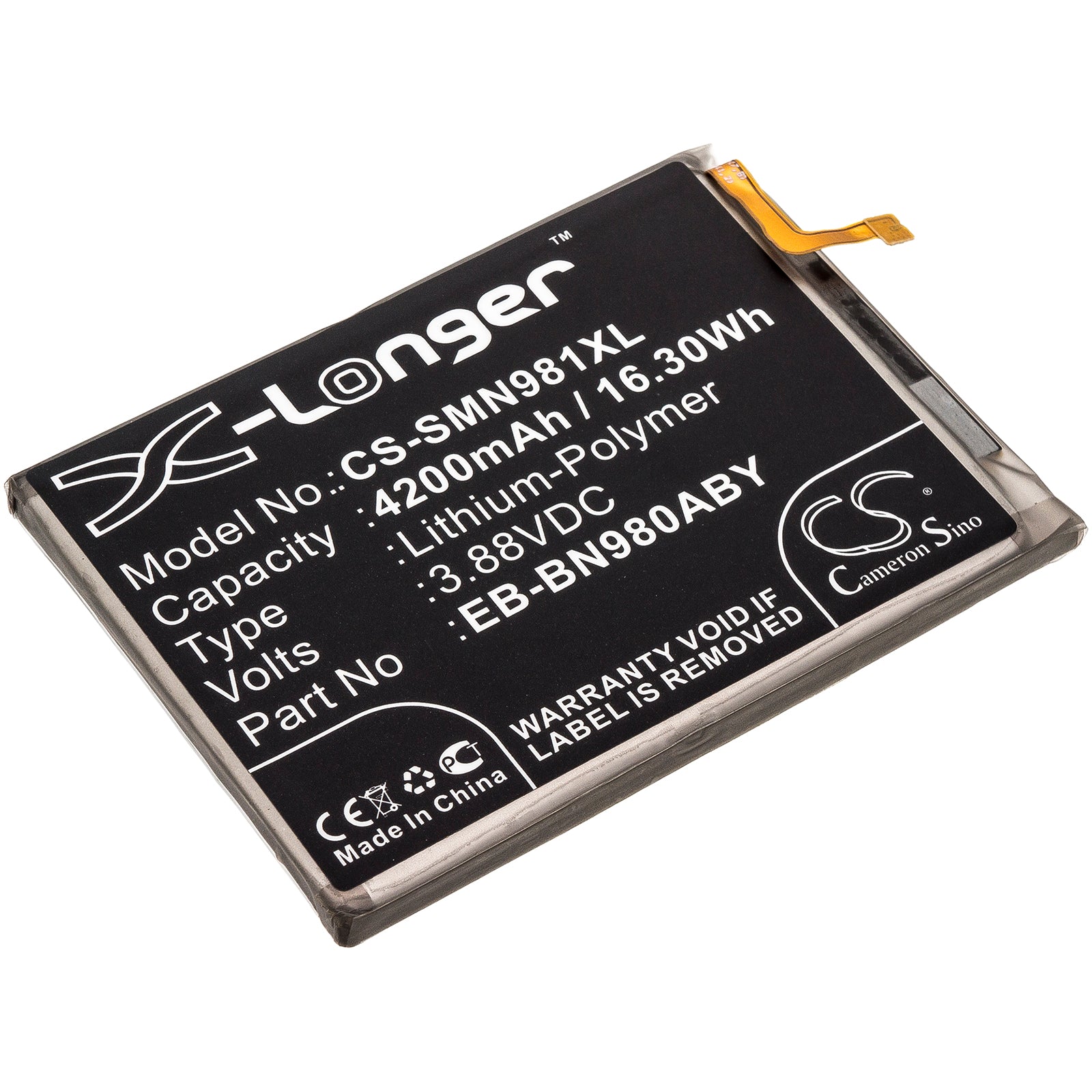 4200mAh Galaxy Note 20/5G Replacement Battery - Compatible with SM-N981 Models (EB-BN980ABY)