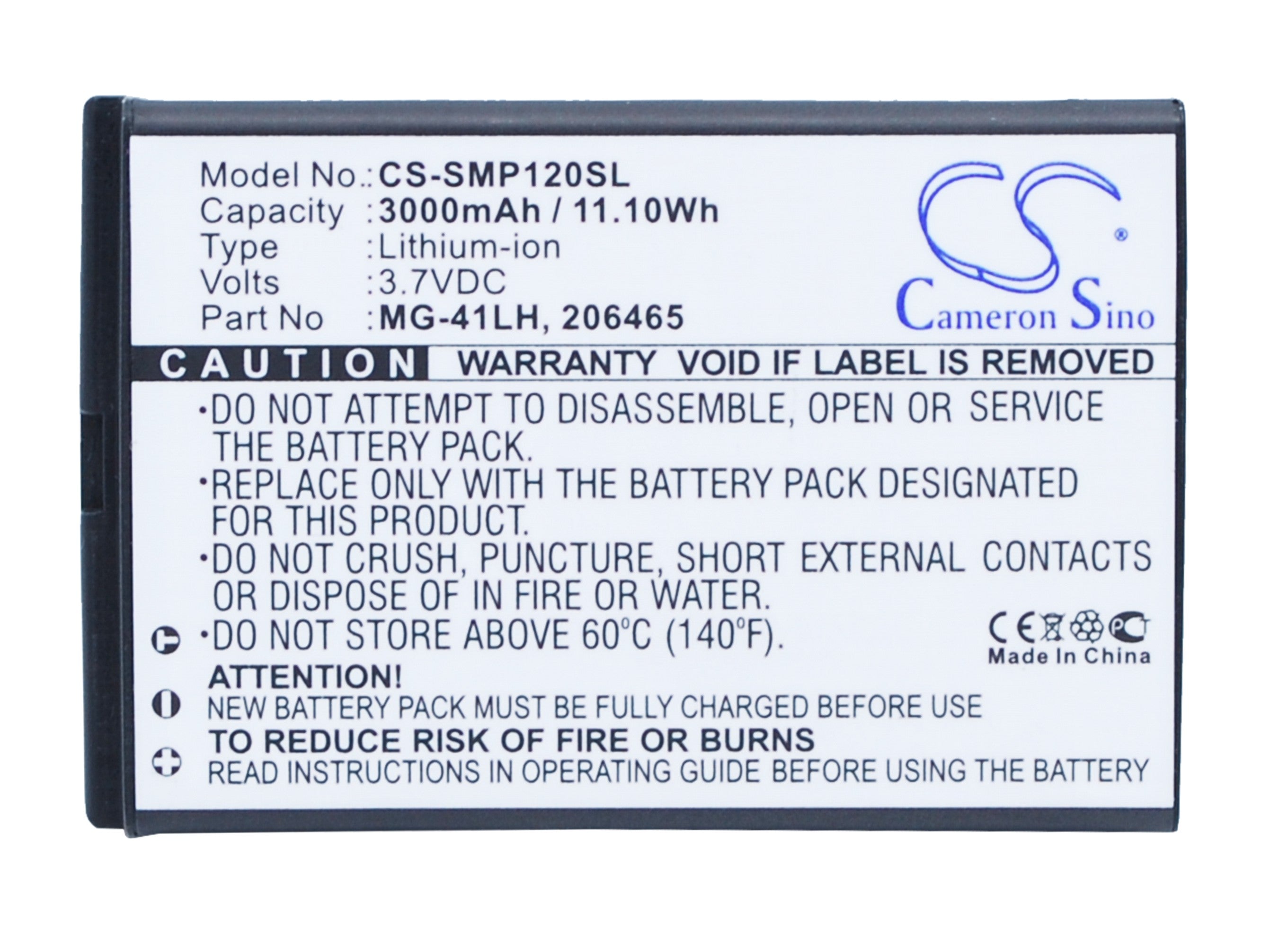 3000mAh Li-ion Replacement Battery for CHC, Getac, Hemisphere, Spectra GPS Devices