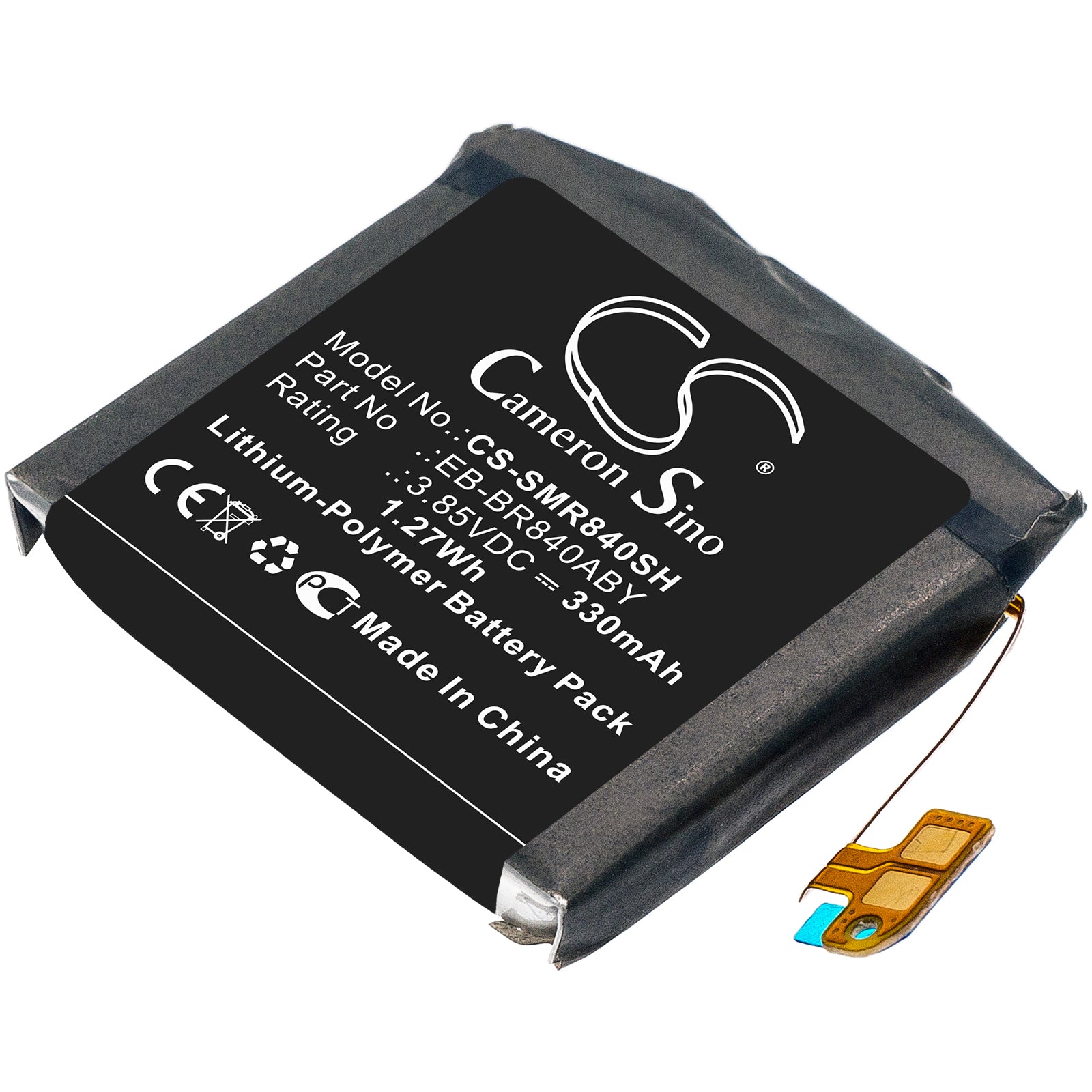 330mAh Battery Replacement for Samsung Galaxy Watch3 45mm (SM-R840/R845) - 3.85V Li-Polymer - Watch Repair Part