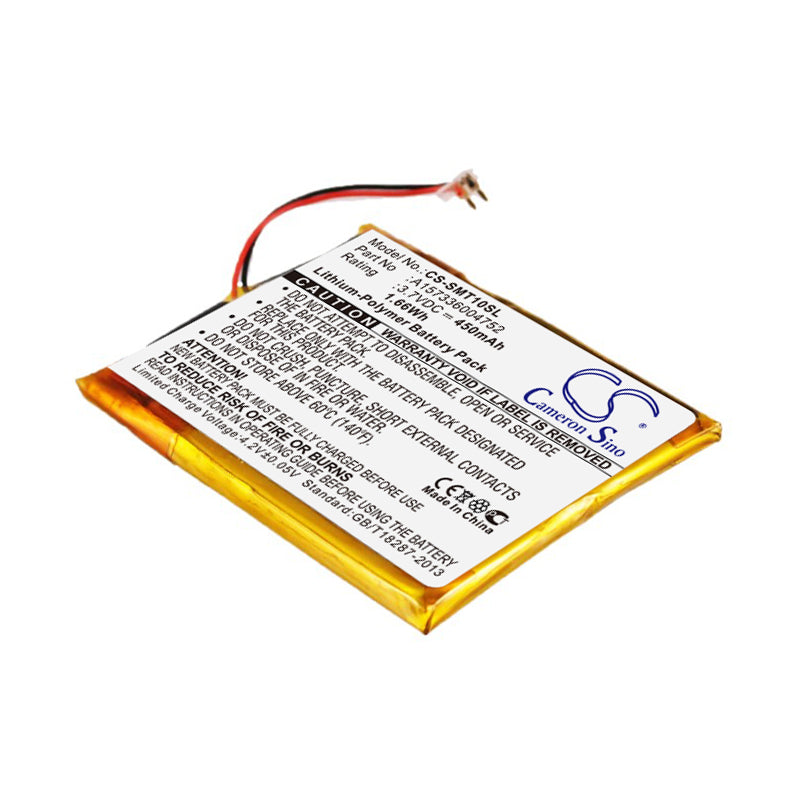 450mAh 3.7V Li-Polymer Battery Replacement for Samsung YP-T10 Media Player (YP-T10J, YP-T10JA)