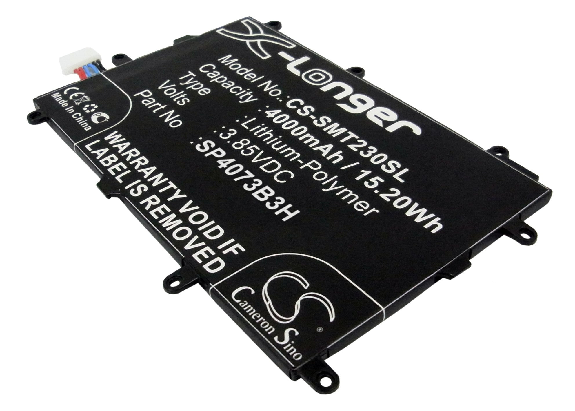 4000mAh Replacement Battery for Galaxy Tab4 7.0 (SM-T230, T231, T235) - 3.85V Li-Polymer - Tablet Repair