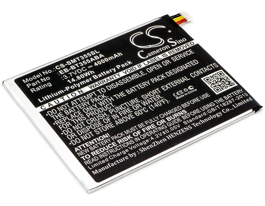 4000mAh Replacement Battery for Galaxy Tab A 8.0 (SM-T355, SM-P355 Series) - 3.7V Li-Polymer - Tablet Repair Part