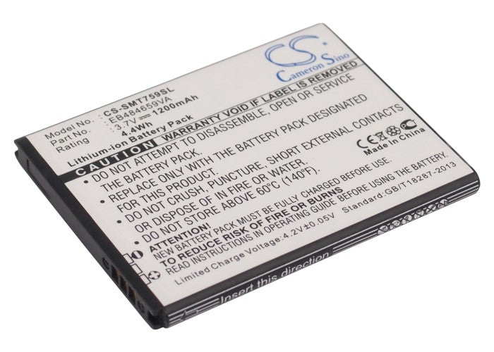 1200mAh 3.7V Li-ion Replacement Battery for Boost Mobile Transform Ultra & Samsung Galaxy Devices