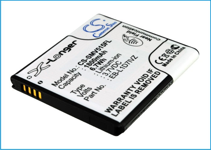Samsung Galaxy Nexus Verizon SCH-I515 Battery: 1800mAh, 3.7V 6.7Wh, Li-ion Replacement for Smartphones
