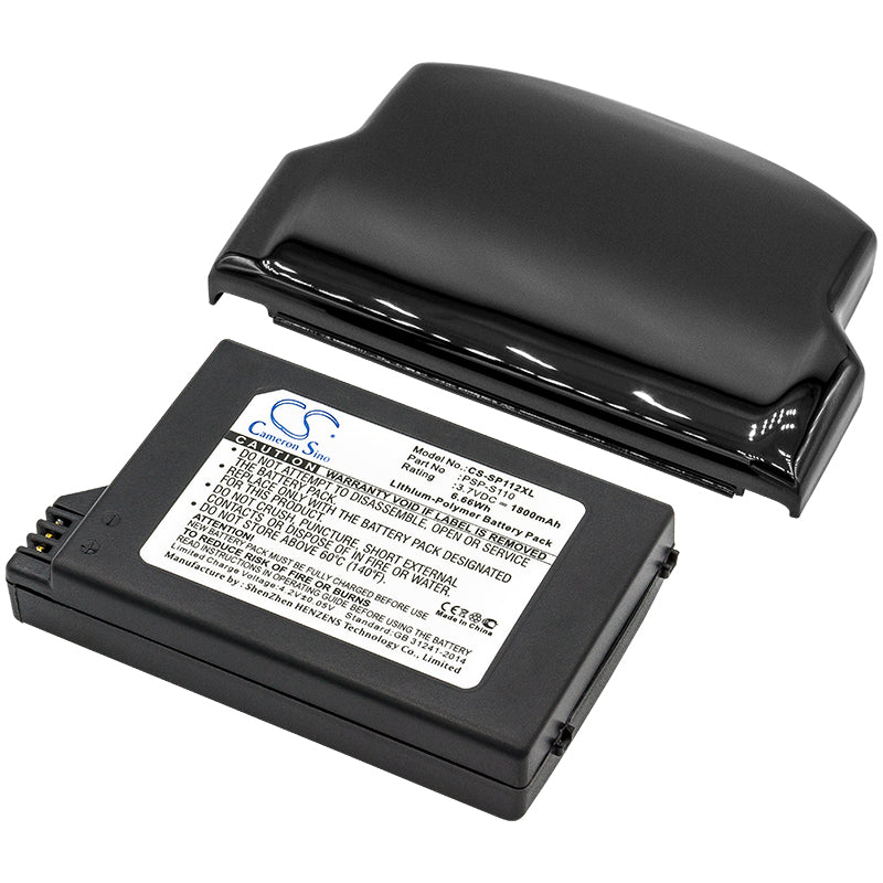 1800mAh Battery Replacement for Sony PSP 2000/3000 Slim - PSP-S110 Compatible, Enhanced 3.7V Li-Polymer Power