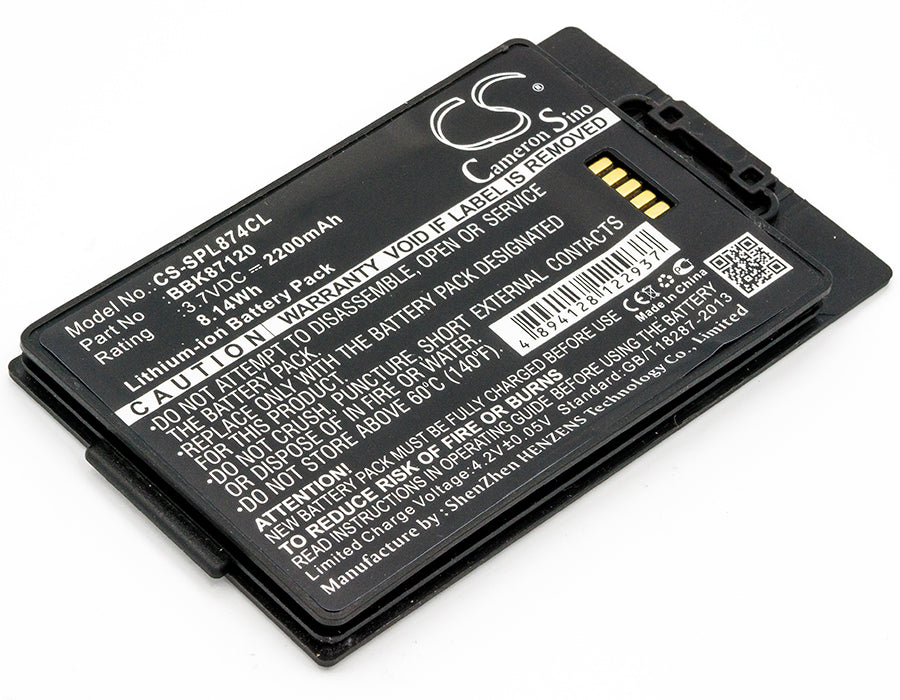 2200mAh Li-ion Replacement Battery for Spectralink 8742 & PIVOT S8742 Cordless Phones - 3.7V