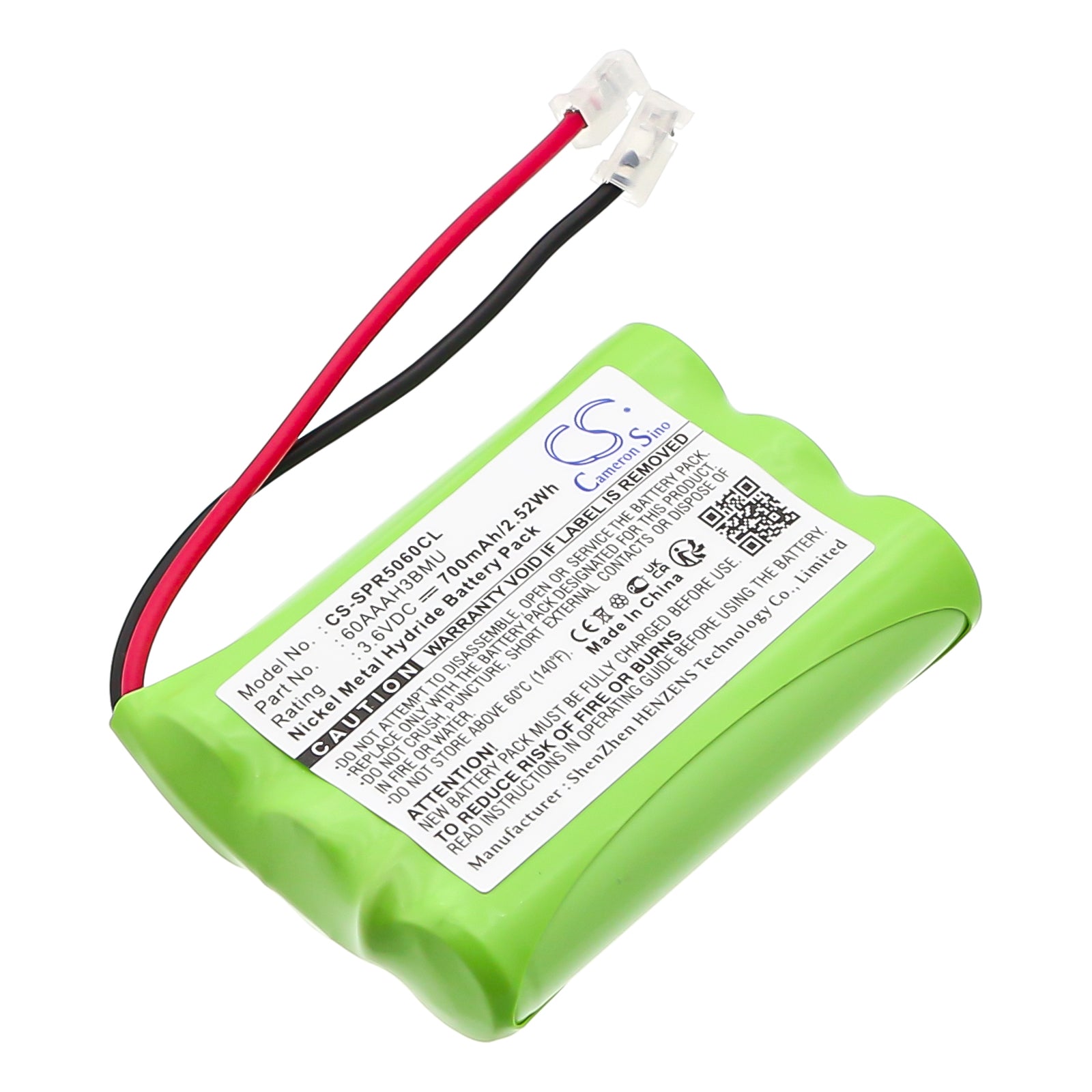 700mAh Ni-MH 3.6V Battery for Audioline DECT 1000 Cordless Phone - Replacement for Thomson, Samsung