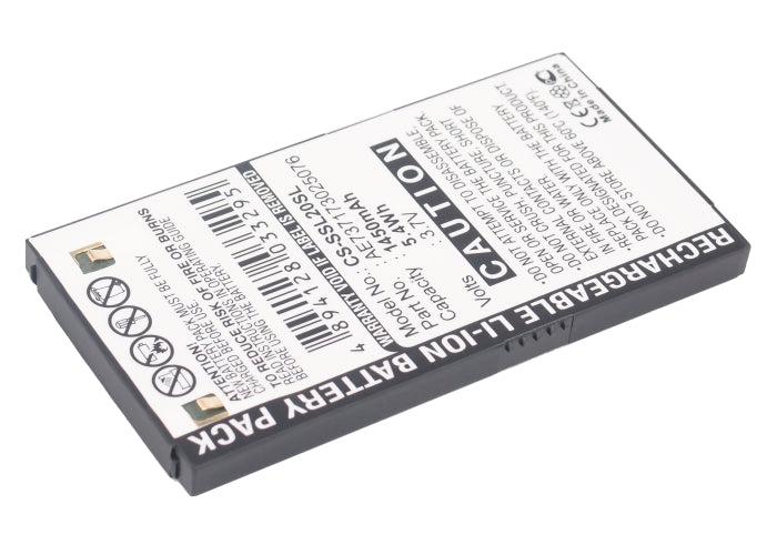 Sirius Stiletto SL2 DAB Radio Replacement Battery - 1450mAh, 3.7V Li-ion, High Capacity Power Pack