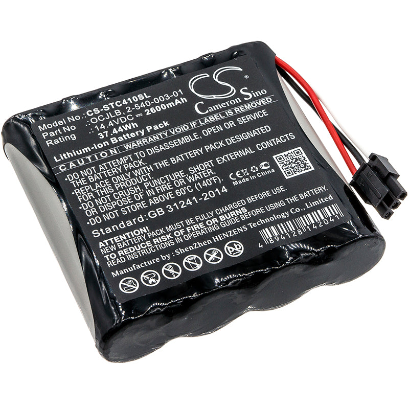 2600mAh 14.4V Li-ion Replacement Battery for Soundcast Outcast OCJ411a, OCJ410 Speakers - Enhanced Power