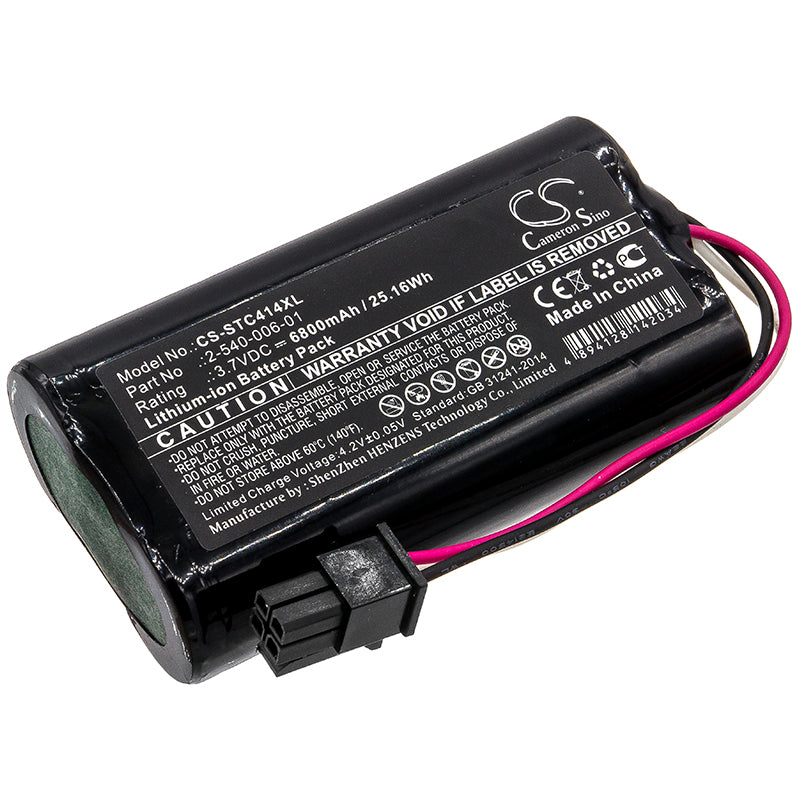 6800mAh 3.7V Li-ion Replacement Battery for Soundcast Outcast Melody MLD414 Wireless Speaker - Extended Life
