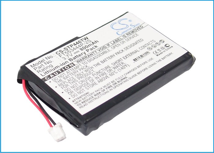 800mAh Replacement Battery for Stabo Freecomm 600 & Topcom Twintalker 7100 Two-Way Radios - 3.7V Li-ion Rechargeable