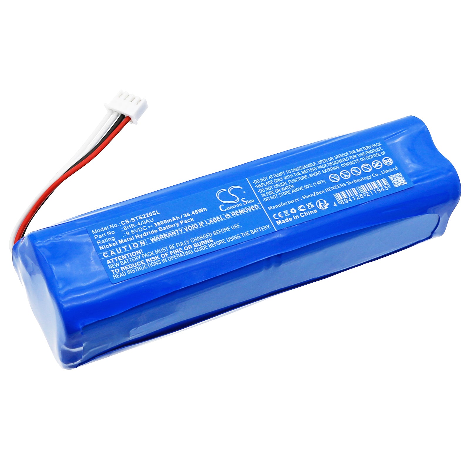 ShinewayTech S20A Plus OTDR Replacement Battery: 9.6V 3800mAh NiMH for Survey Equipment - Extended 8-Hour Use
