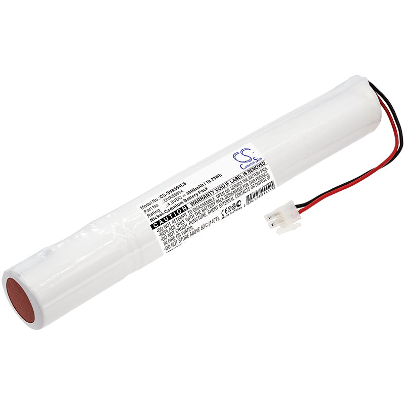 4000mAh Schneider Exiway Emergency Light Battery (Class, Plus, One) - 4.8V Ni-CD Replacement Pack