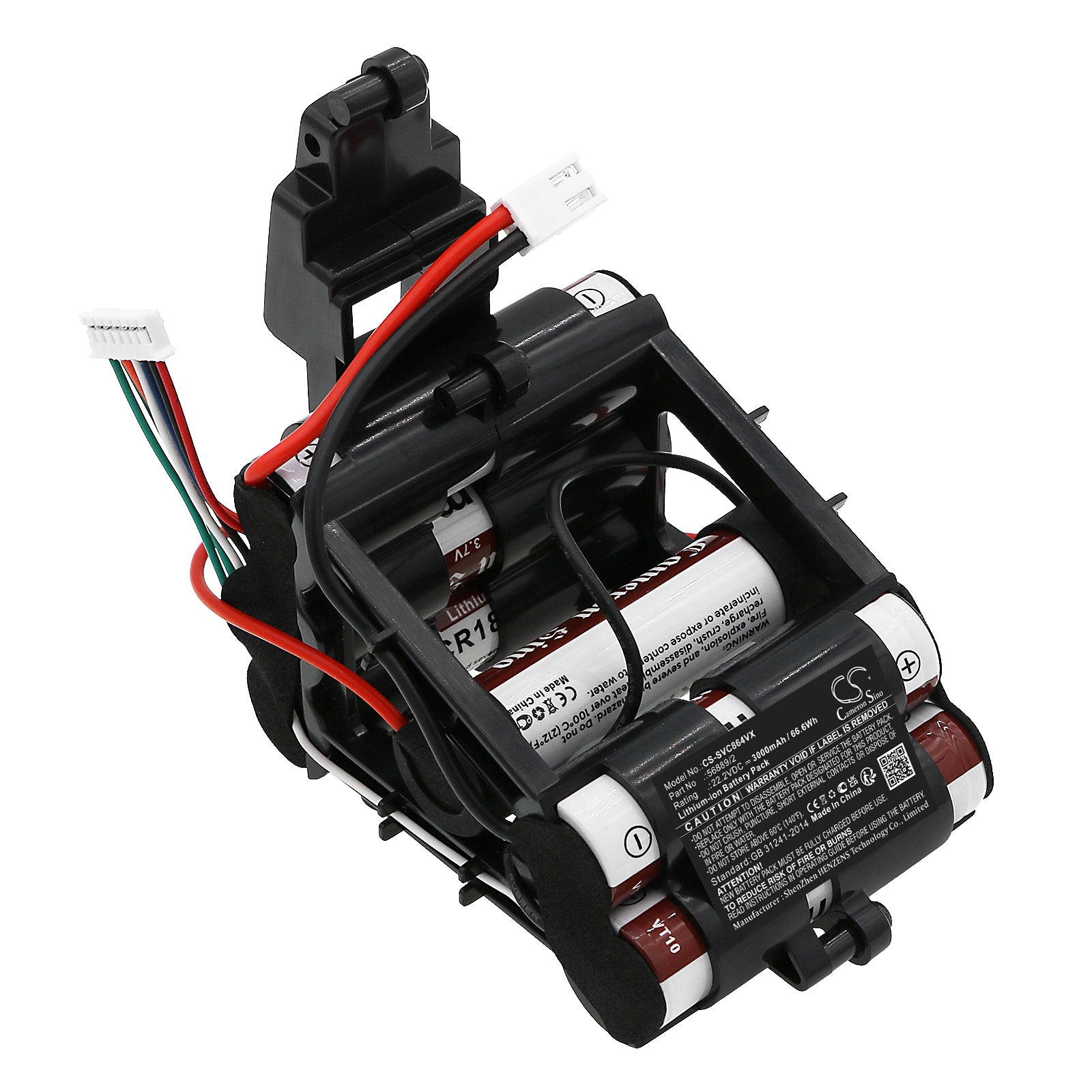 22.2V 3000mAh Li-ion Battery - Replacement Power for Sencor SVC 8621TI Robot Vacuum Cleaners