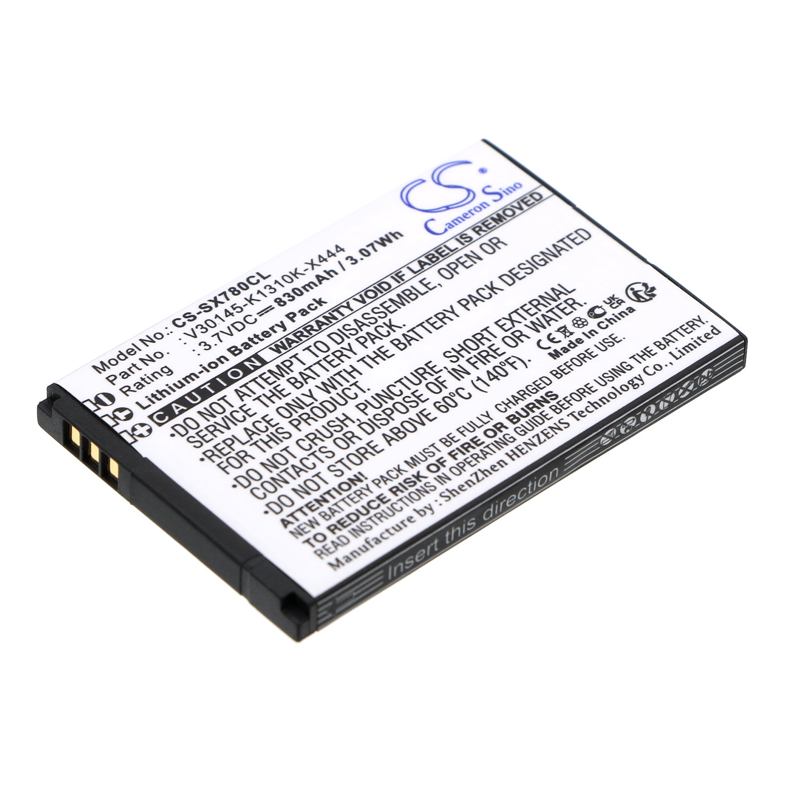 830mAh Li-ion Replacement Battery for Gigaset SL450H SL750H Pro SL800H OpenStage SL4 Cordless Phones - 3.7V