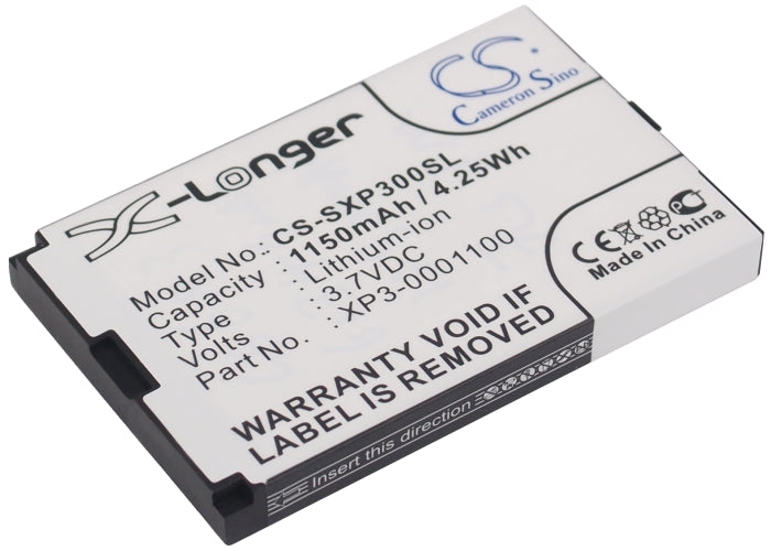 1150mAh 3.7V Li-ion Replacement Battery for Socketmobile Sonim XP3 XP3-0001100 Smartphone