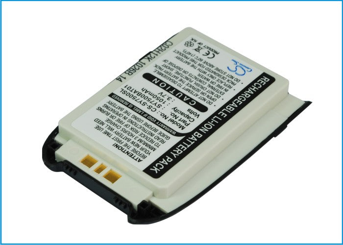 1050mAh Replacement Battery for Sanyo 7500, SCP7500, RL7500 Smartphones - 3.7V Li-ion
