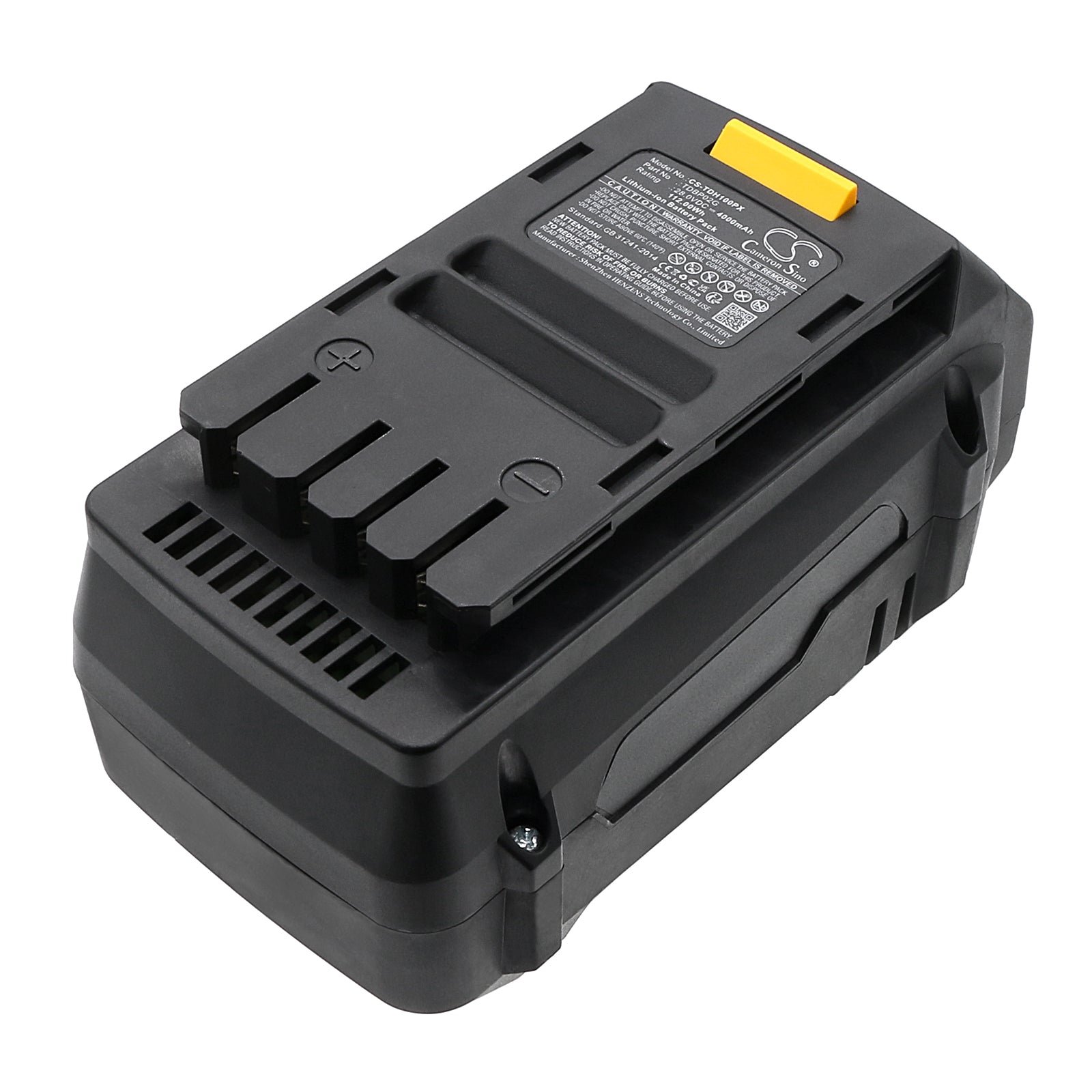 28V 4000mAh Li-ion Replacement Battery for TECCPO Vacuum TDHT01G, TDLT01G, TDAB03G, TDTS01G, TDLM01G
