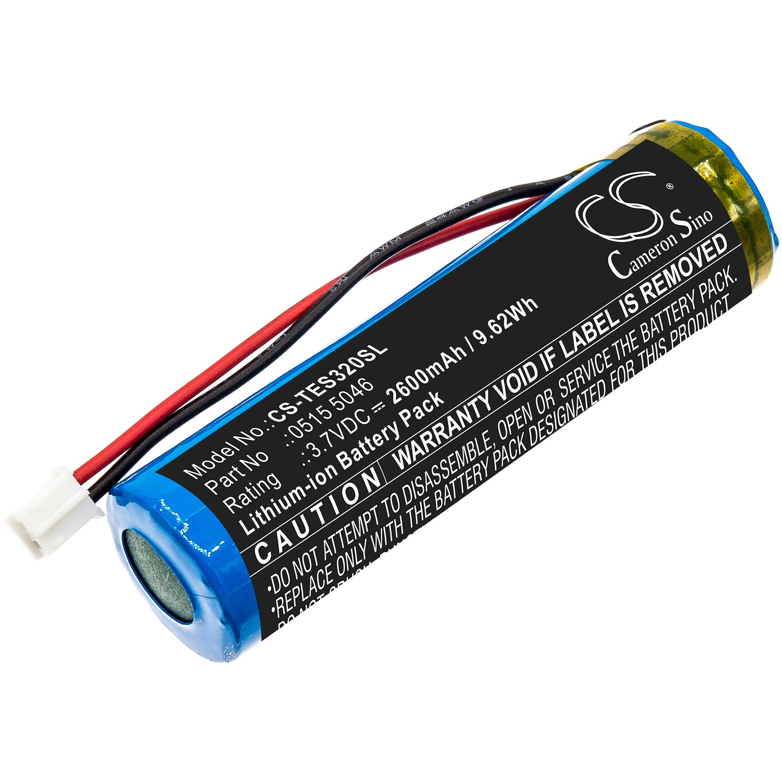 Testo 320 Combustion Analyzer Battery - 2600mAh Li-ion 3.7V Replacement Power, Survey Equipment Compatible