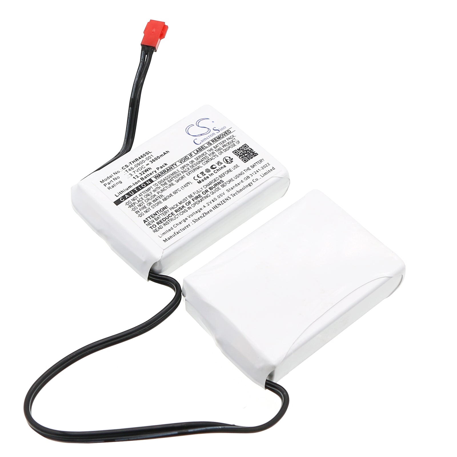 Therm-IC Heated Boot Battery: Replacement Lithium-Ion Pack, 3.7V 3600mAh for IC Powered Boots & Gloves