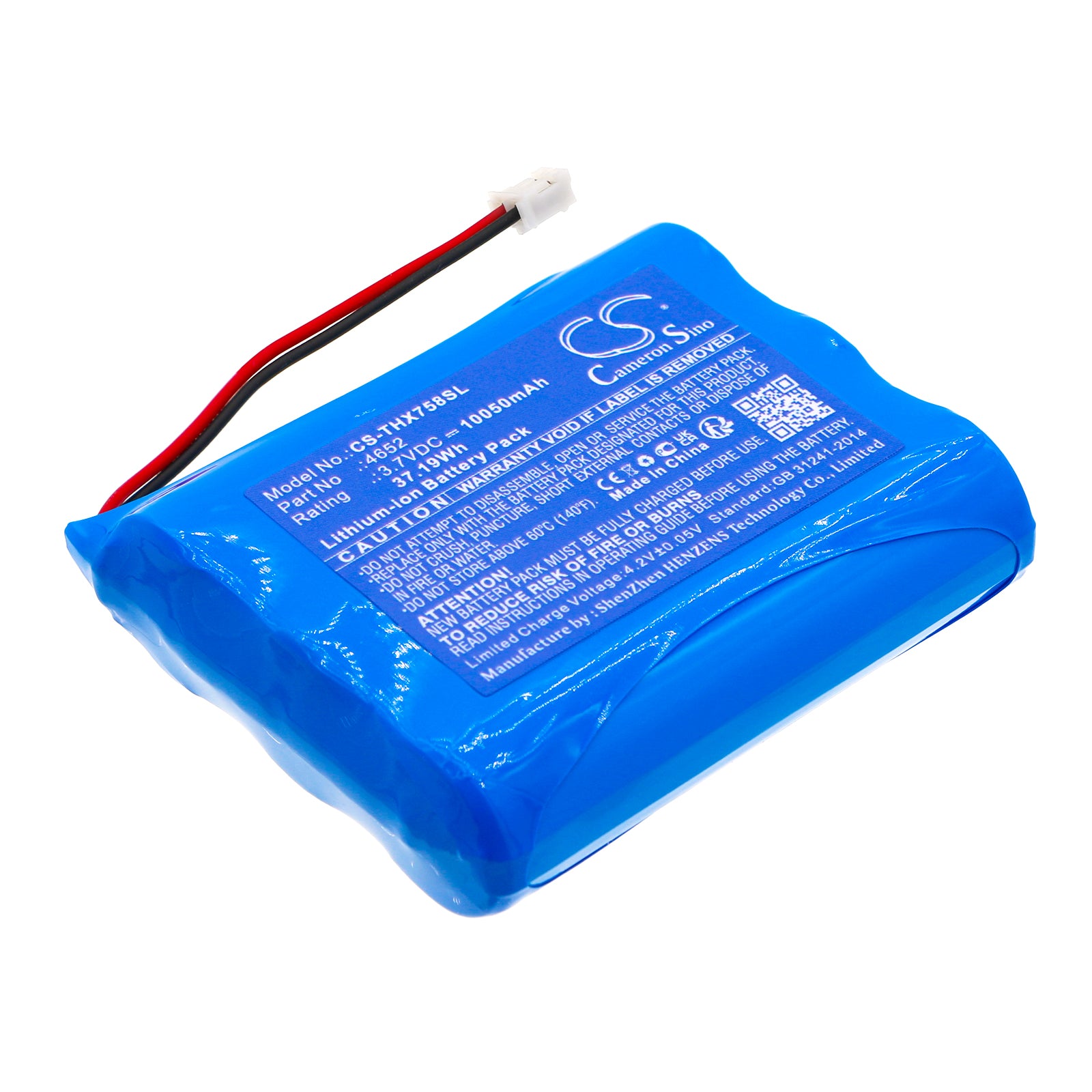 10050mAh Replacement Battery for Technaxx TX-75 & 4648 Home Security Camera - 3.7V Li-ion