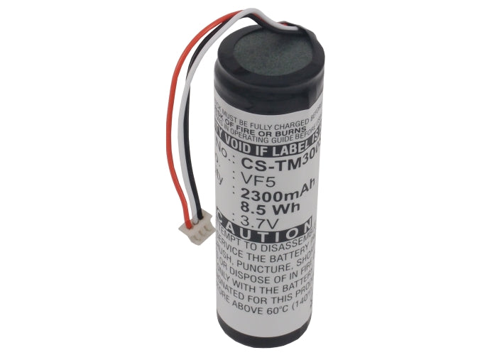 2300mAh Replacement Battery for TomTom Go 300, 500, 700, 530 GPS Navigators - 3.7V Li-ion
