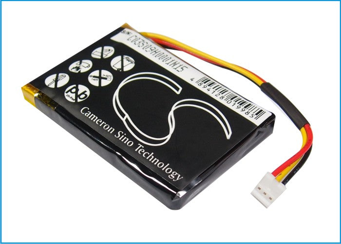 TomTom One V1 GPS Navigator Battery Replacement - 1350mAh, 3.7V Li-Polymer - Size: 50.5x34x7.5mm
