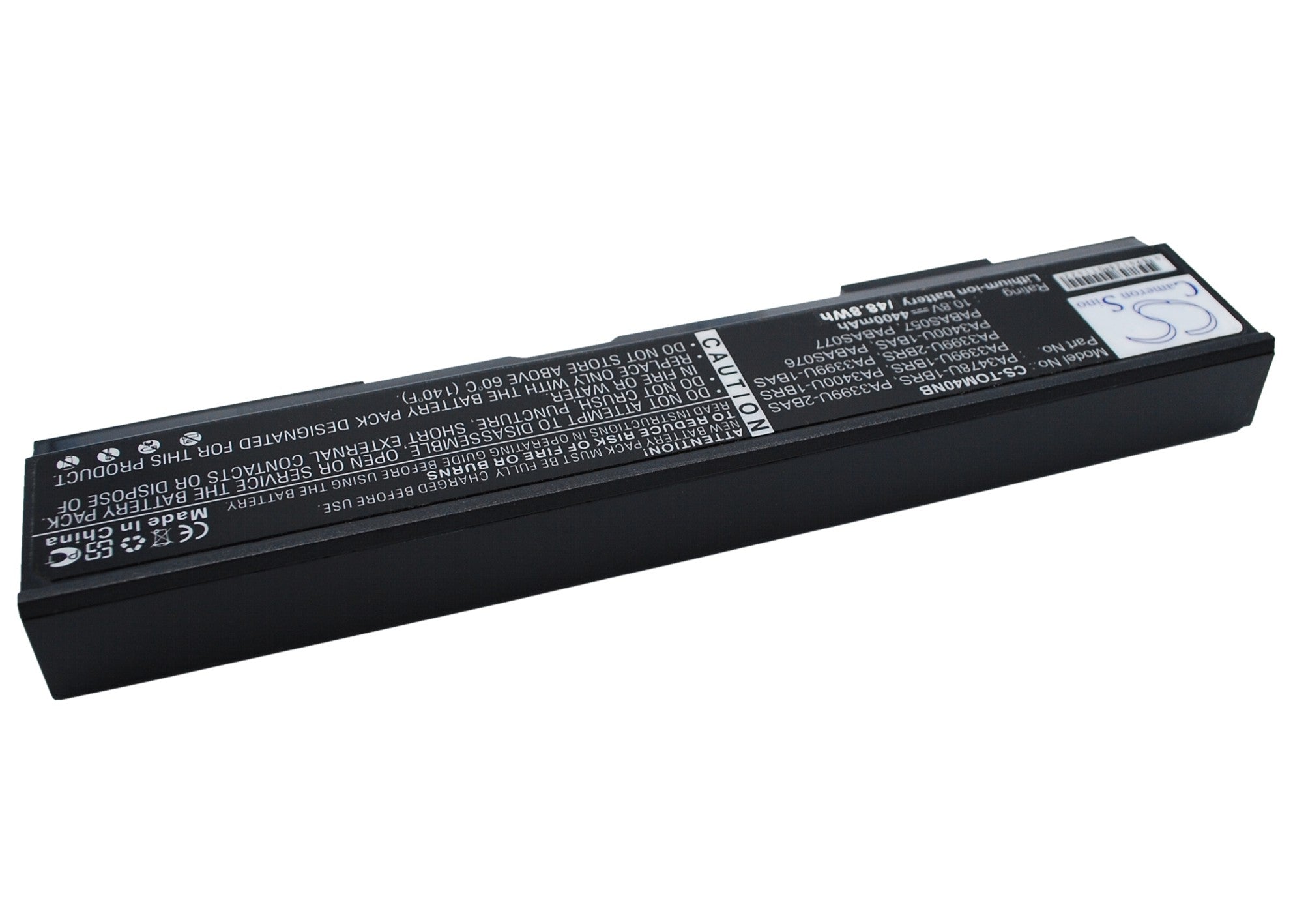 4400mAh Battery for Toshiba Satellite Tecra Dynabook - 10.8V Li-ion Laptop Battery - Replacement