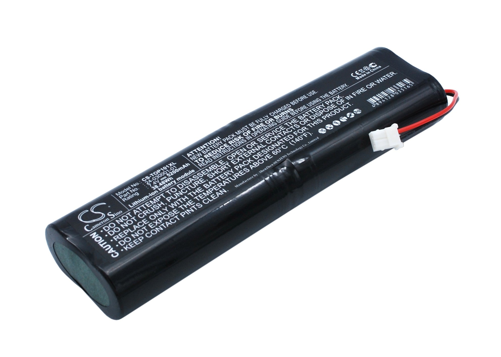 7.4V 5200mAh Li-ion Replacement Battery for Topcon Hiper Pro/Lite Plus/L1/Ga/Gb Surveying GPS