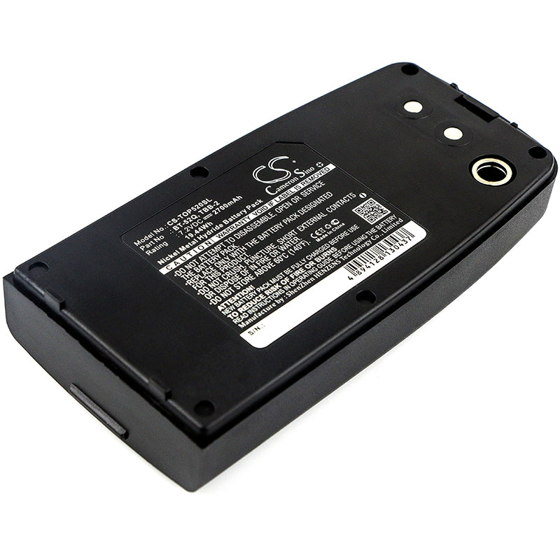 7.2V 2700mAh Ni-MH Replacement Battery - Topcon Total Stations & Equipment: GTS-332N, BT-52QA