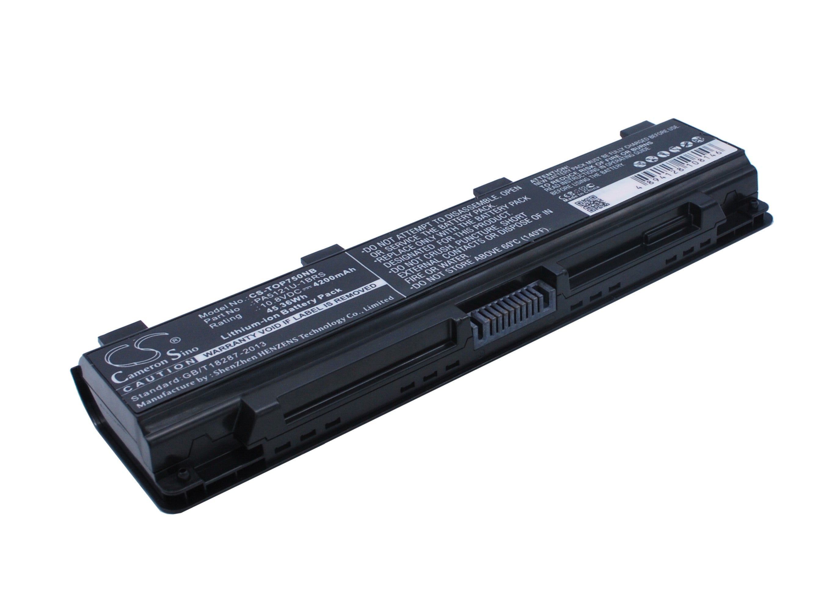4200mAh Battery for Toshiba Satellite P70 & P75-A Series Laptops - 10.8V, 45.36Wh, Li-ion Replacement