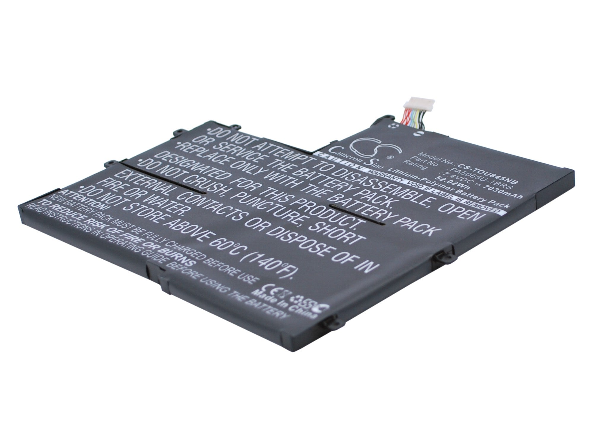 7030mAh Battery for Toshiba Satellite U845W Laptop - 7.4V 52.02Wh Li-Polymer - PA5065U-1BRS Replacement