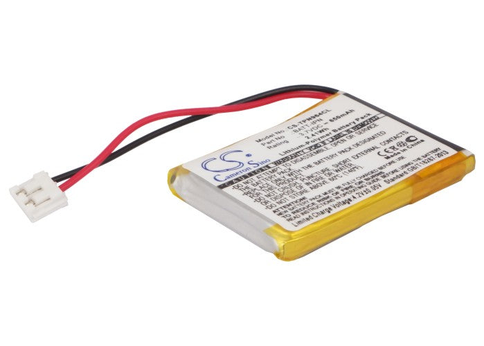 650mAh 3.7V Li-Polymer Battery for Teledex/Telematrix IPN964591, IPN965591 Cordless Phones - Replacement Battery