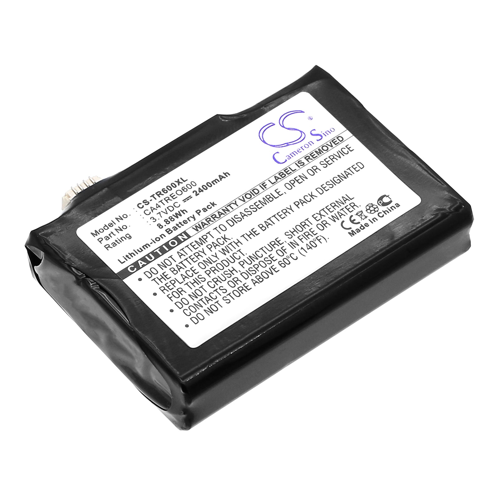 2400mAh Extended Battery for Palm Treo 600/610 - 3.7V Li-ion Replacement (50x38x11mm, OEM Spec)