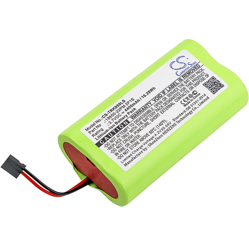 4400mAh 3.7V Li-ion Battery Replacement for Trelock LS 950 Bicycle Headlight & Taillight