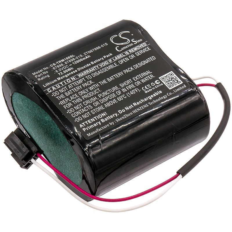 12000mAh Replacement Battery for Trimble FM1000, FmX, AgGPS - Survey & Test Equipment (6.0V 72Wh Li-MnO2)