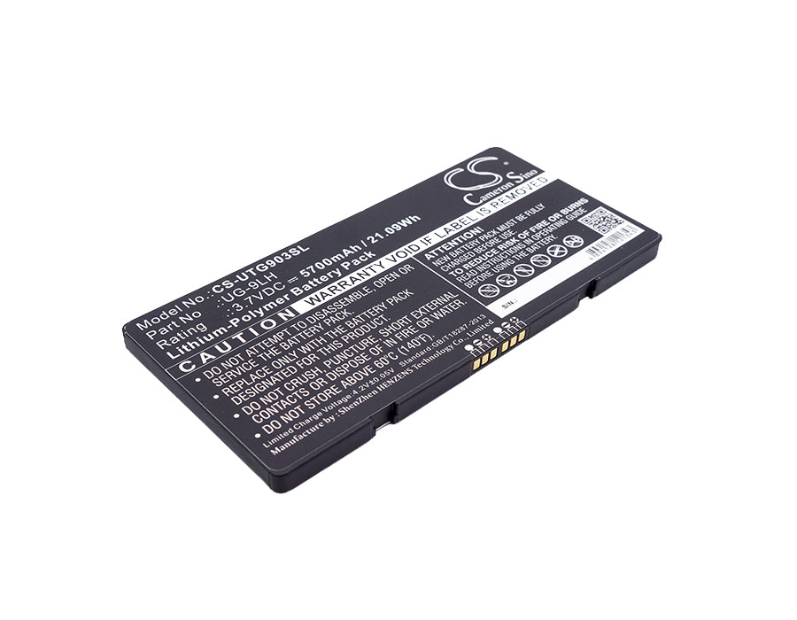 5700mAh Replacement Battery for Unistrong UG903 7" Rugged Tablet - 3.7V, 21.09Wh (UG-LH)
