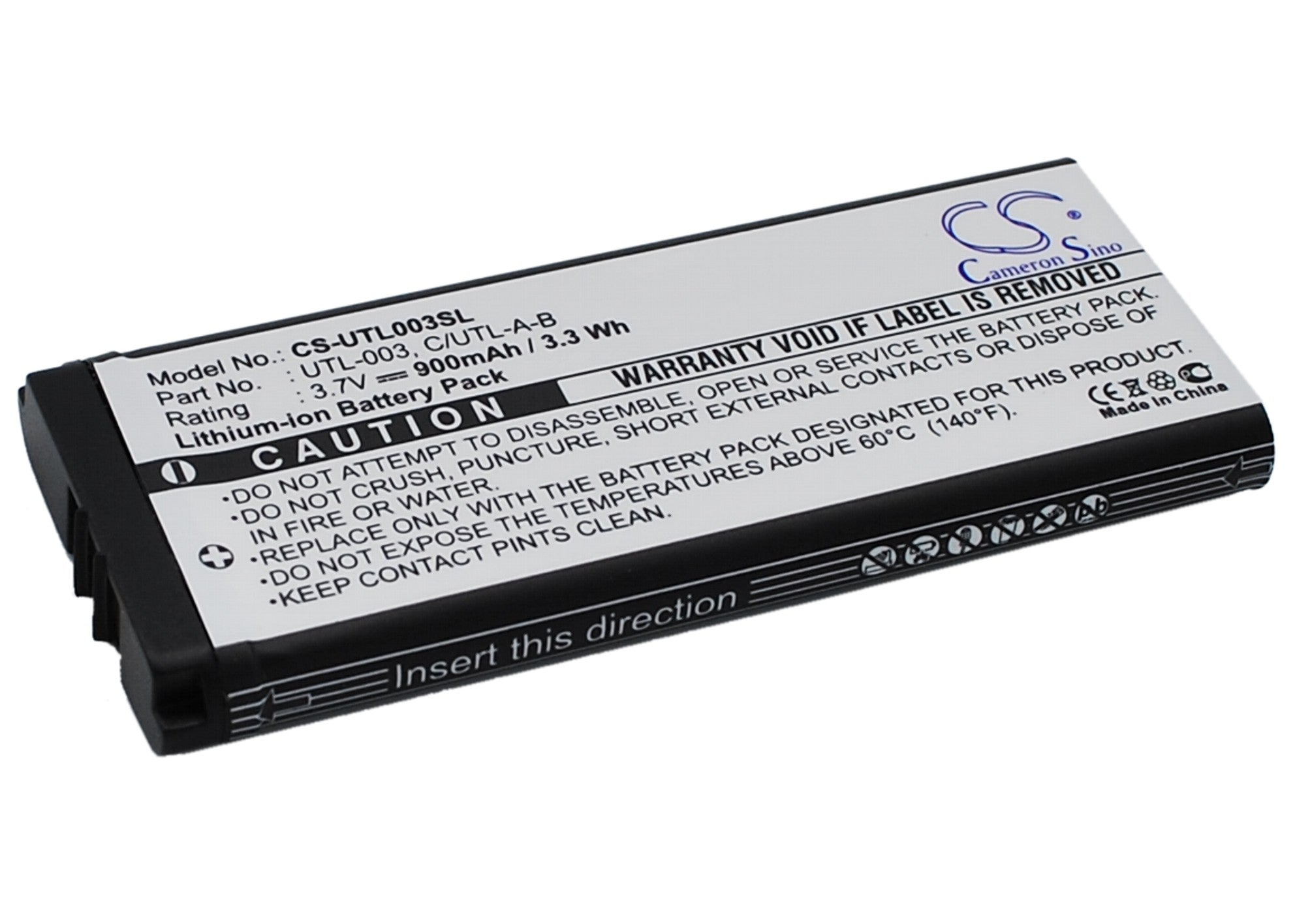 900mAh 3.7V Li-ion Replacement Battery for Nintendo DSi XL/LL & DS XL UTL-001 Game Console