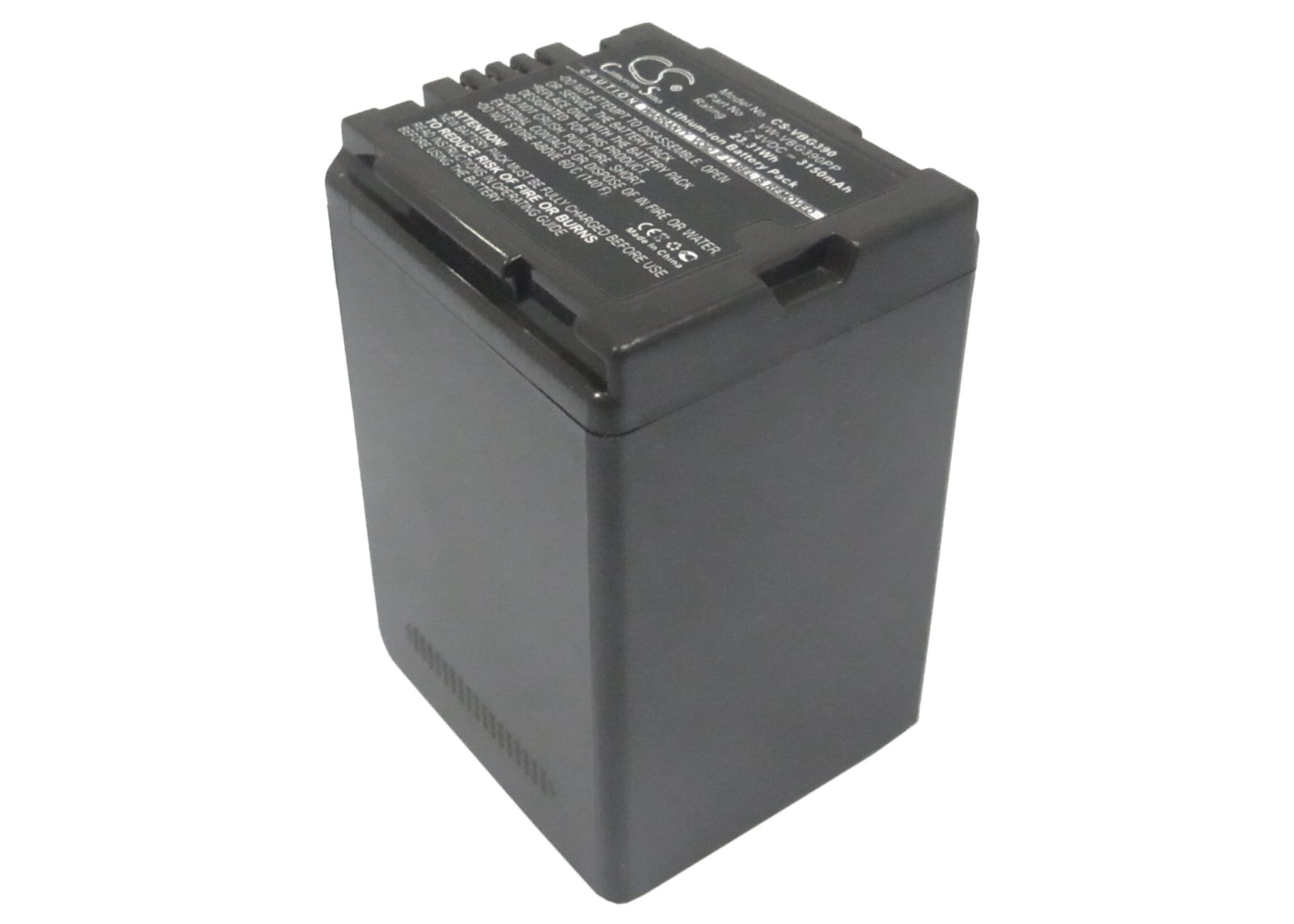 3150mAh Replacement Battery for Panasonic AG-HMC40 Camcorder - 7.4V, 23.31Wh Li-ion