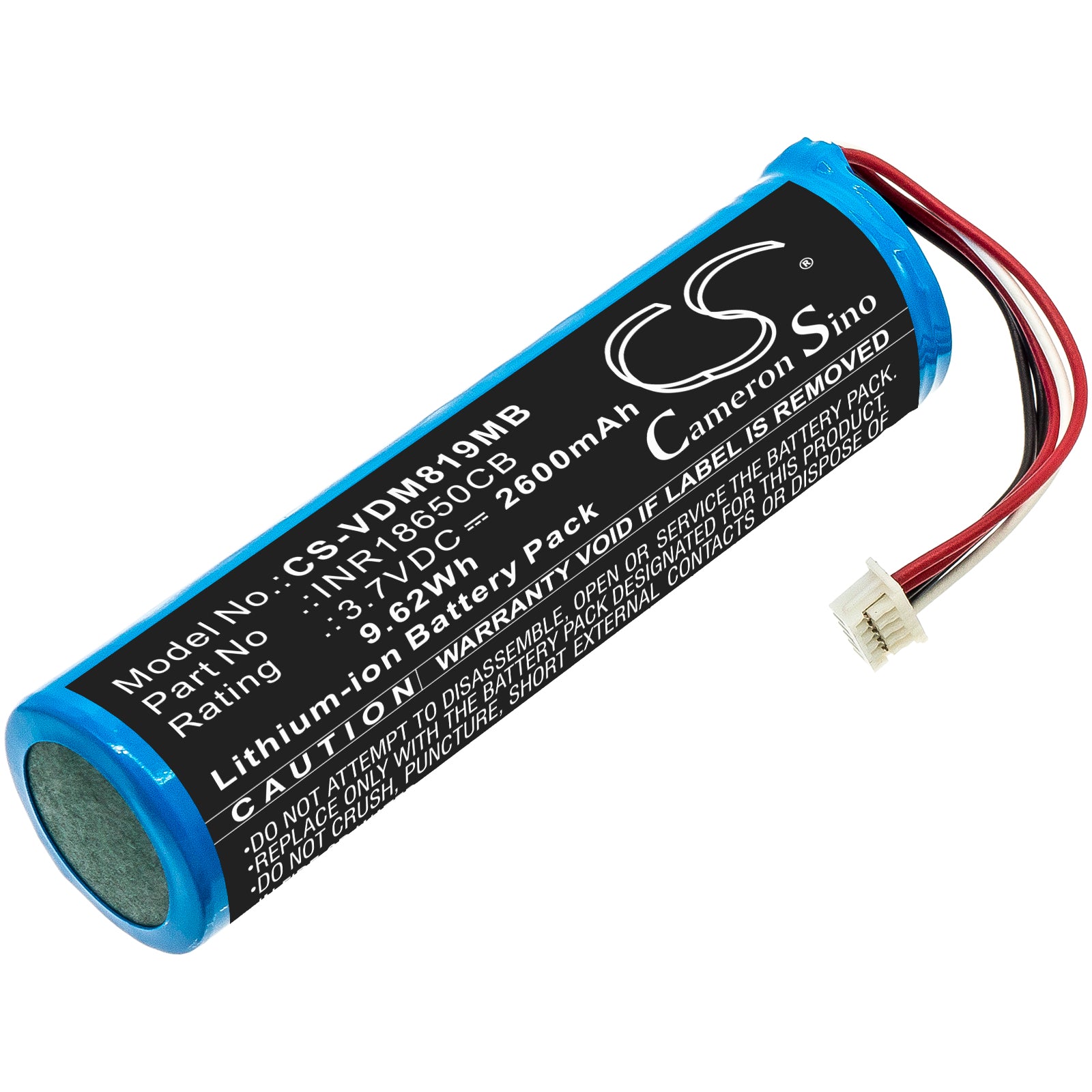 2600mAh Battery for VTech VM819 Baby Monitor - 3.7V Li-ion INR18650CB Replacement Power Solution