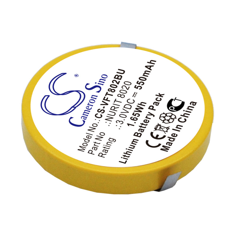 550mAh 3.0V Lithium Backup Battery for VeriFone NURIT 8020, 802B-WW-M05 CMOS Terminal - Payment Terminal Battery Replacement