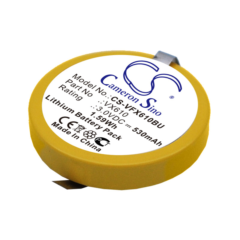 3.0V 530mAh CMOS Battery - VeriFone VX610 Wireless Terminal Credit Card Machine Backup Power