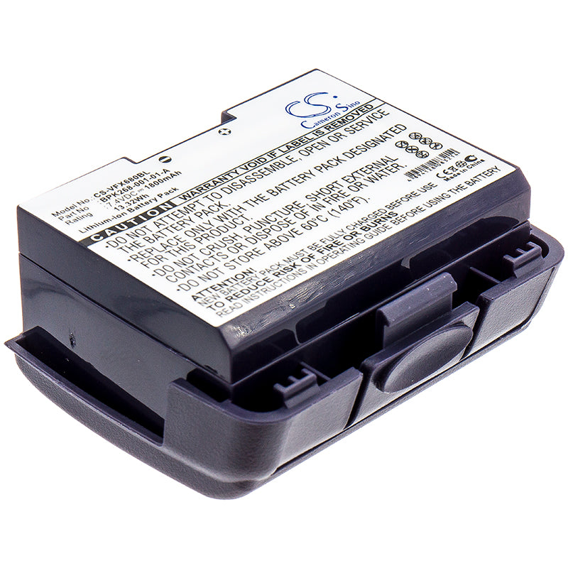 1800mAh Replacement Battery for VeriFone VX680 - Wireless Payment Terminal, 7.4V Li-ion