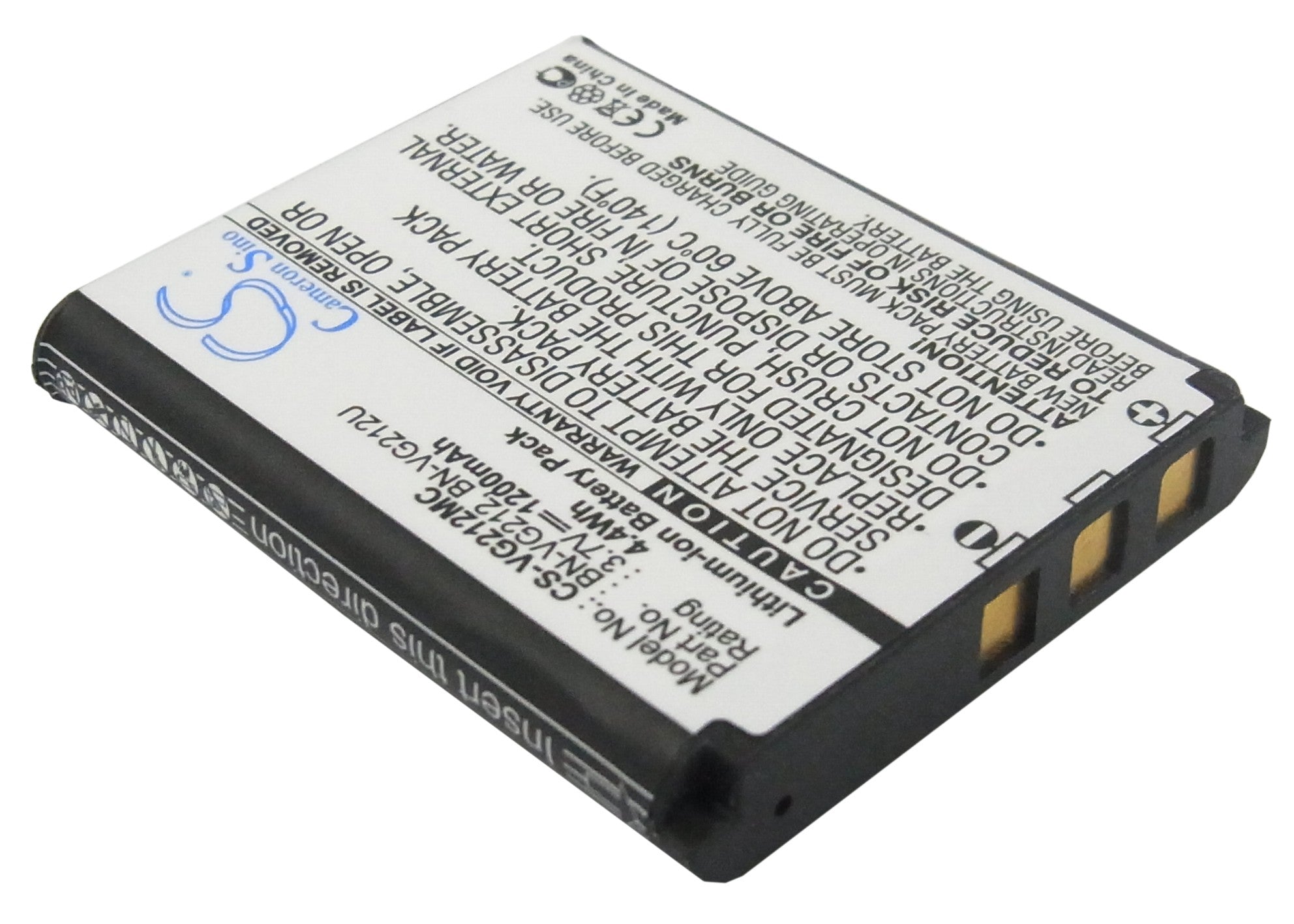 JVC GZ-V & VX Camcorder Replacement Battery - 1200mAh, 3.7V Li-ion, BN-VG212 Compatible