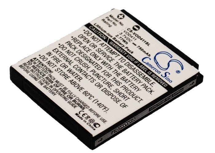750mAh 3.7V Li-ion Replacement Battery for Vodafone 411 & VF411 Mobile Smartphone - Power Solution
