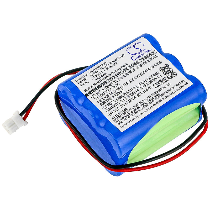 2000mAh Ni-MH 7.2V Replacement Battery for BT Home Monitor & Visonic PowerMax Alarm Panels