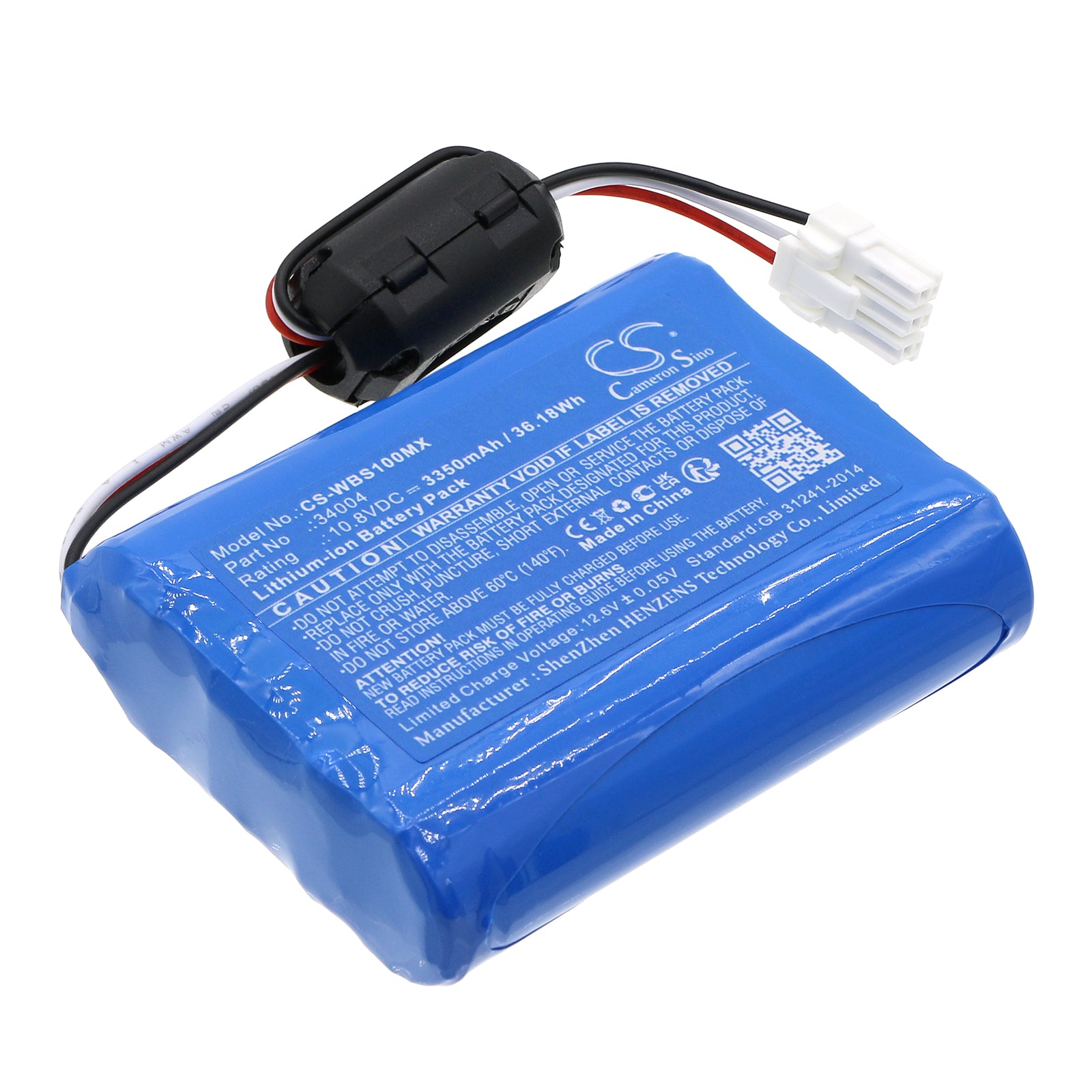 Welch Allyn VS100 Spot Vision Screener Battery - 3350mAh, 10.8V Li-ion Replacement Pack