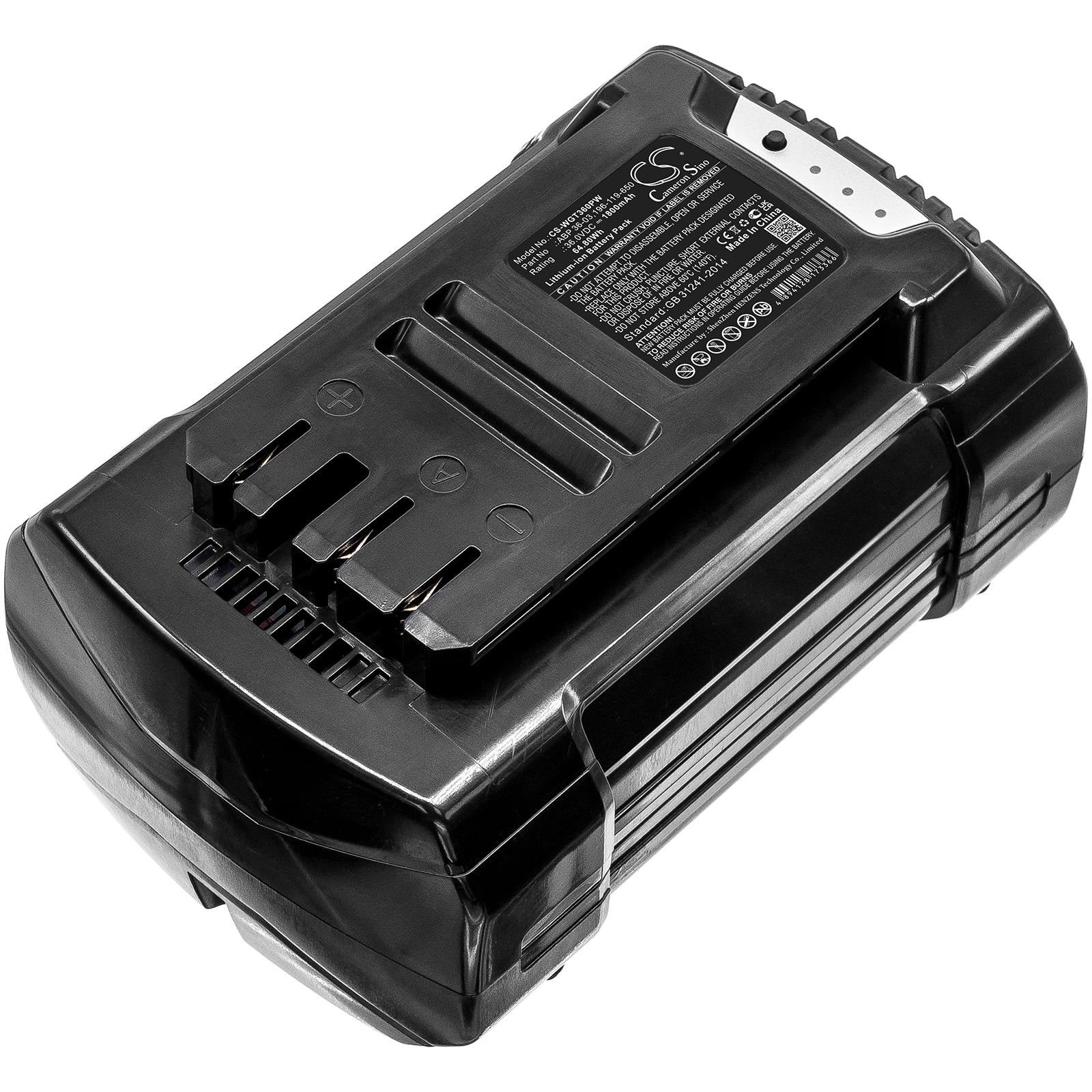 36V 1800mAh Li-Ion Battery - WOLF Garten GTB 36, LBB 36, HSB 36, CSB 36 - Cordless Garden Tool Replacement